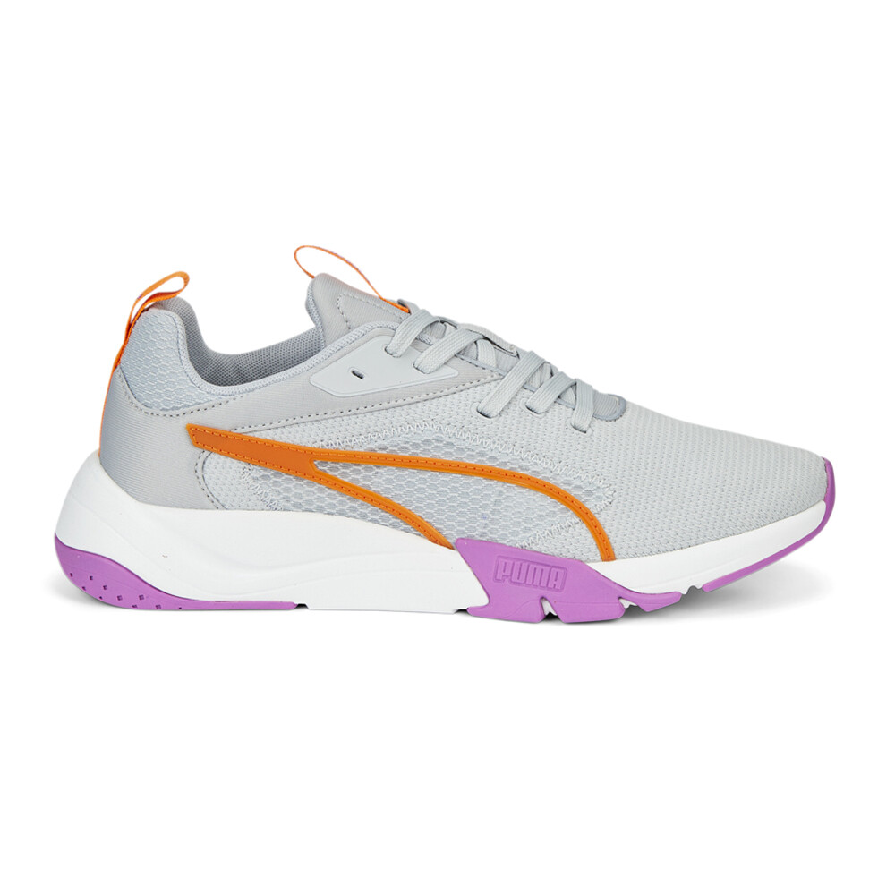 Повседневные женские кроссовки Puma Zora на шнуровке серого цвета 38627405