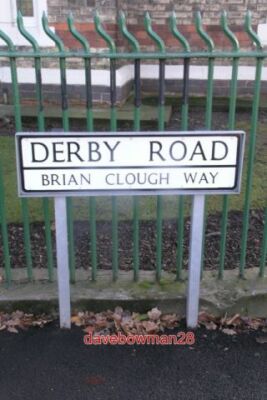 PHOTO  ROAD WITH TWO NAMES IN AUGUST 2005 THE A52 BETWEEN DERBY AND NOTTINGHAM W