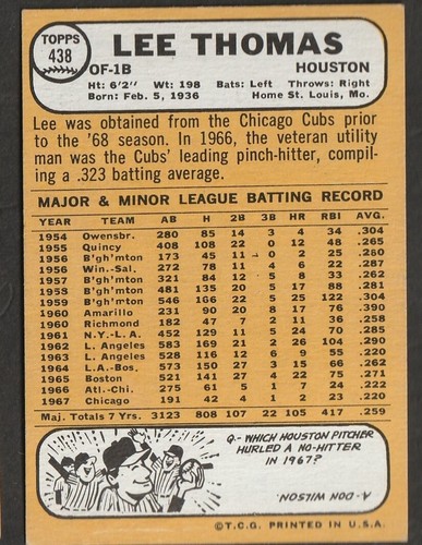 1968 Topps Baseball Cards Scegli una carta a scelta 295-660 EX X-MT 1/25 Set Break - Foto 262 di 490