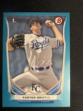 2014 Bowman Draft #DP24 Foster Griffin Blue #’d 157/399