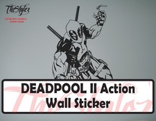 Deadpool Action II Oversize Wall Vinyl Sticker
