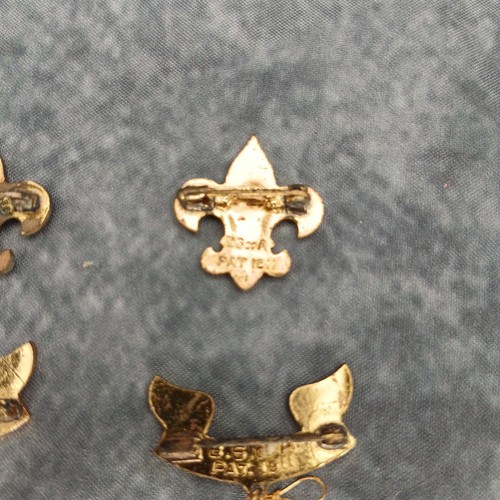 Prendedor BSA Fleur-De-Lis Eagle Be Prepared Boy Scouts of America de colección lote de 4 - Imagen 4 de 10
