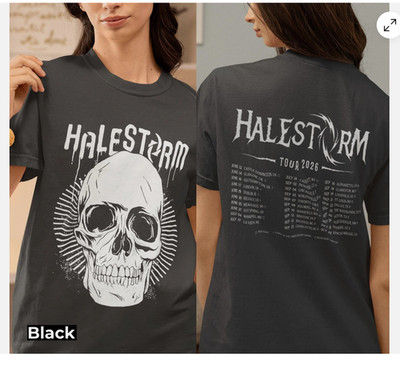 Halestorm Tour 2026 shirt, Rock Band Concert Tee Unisex T-Shirt