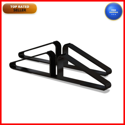 Pupetpo Freestanding Pet Gate Metal Support Feet Triangle Support Feet Set Of 2