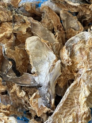 Stockfish Ears/Boneless Stockfish Ears / Okporoko Norwegian COD Fish 6oz.