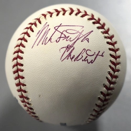 Mark "The Bird" Fidrych Signed Official Major League Baseball Autograph