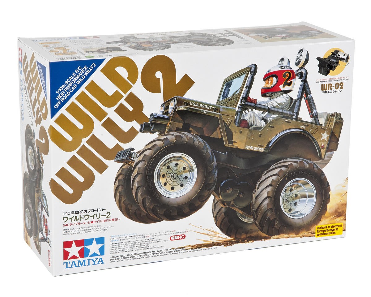 Tamiya WR-02 Wild Willy 2 1/10 2WD Monster Truck Kit [TAM58242] | eBay