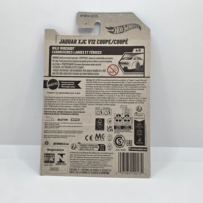 Hotwheels Wld Wdebody Jaguar XJC V12 Coupe/coupè Short Card 238/250