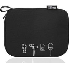 Digital Accessory Pouch Portable Travel Organizer Bag for Cables Chargers Earbud