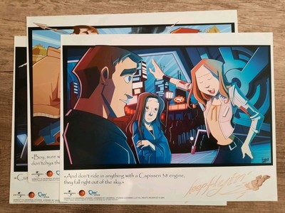 Set Of 3 FIREFLY / SERENITY Prints 36x28cm by Kristele Pelland - Official & Rare