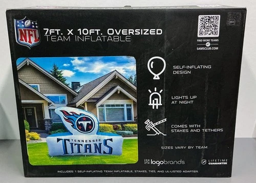 NFL Tennessee Titans 7 ft. x 10 ft. Oversized Team Inflatable