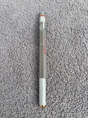 Rotring 800 0.7mm Mechanical Pencil Retractable.  Silver.  New.  No Box