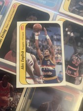 1986-87 Fleer Alex English Sticker #4
