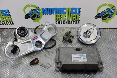 Aprilia RSV4 Factory Lock Set ECU Key Yoke Locks RSV 4 2009 to 2012 B190