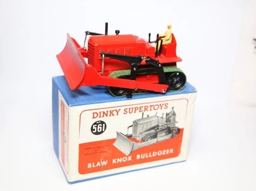 Dinky 561 Blaw Knox Bulldozer In Original Box - Near Mint Vintage Original Lot 2