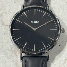 Cluse La Boheme Chic Silver Black Watch Women...