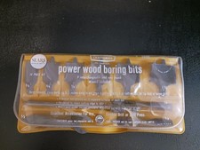 Vintage Craftsman Power Wood Boring Bits 10pc Kit 92082 Made In USA