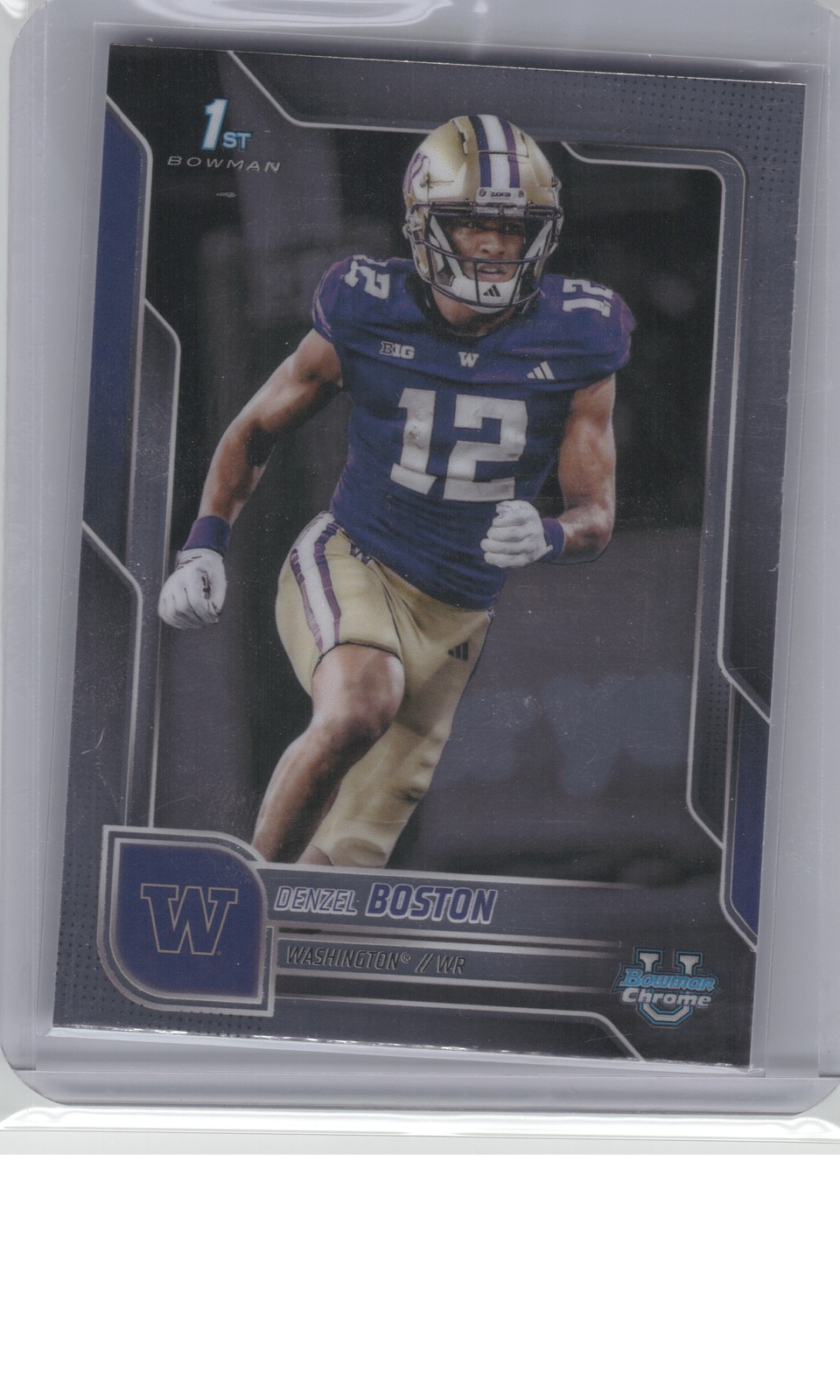 2025 Bowman Chrome University #34 Denzel Boston B17R4C6
