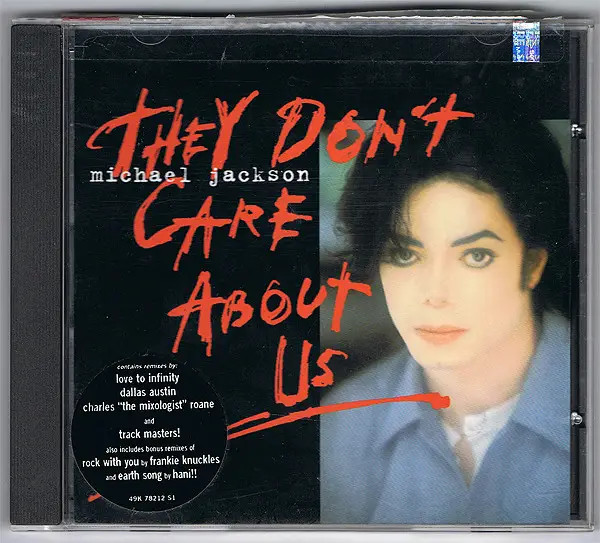 CD SINGLE Michael Jackson098707821226 They Dont Care About Us Epic