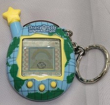 Tamagotchi 2004 Connection V4.5 Blue World Globe Earth Tested Works Vintage Y2K