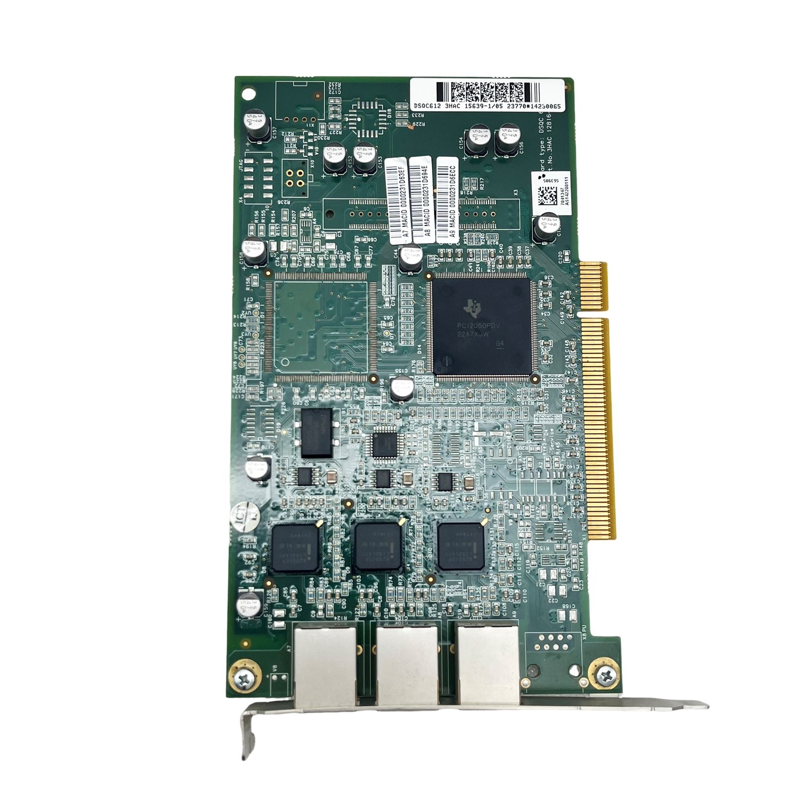 Tested DSQC612 3HAC15639-1 Ethernet board For ABB robot control cabinet parts