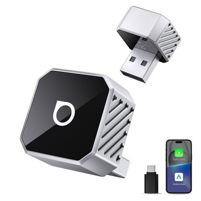 Ottocast Mini Pot 2026 Neue Version Wireless CarPlay & Android Auto Sliver 