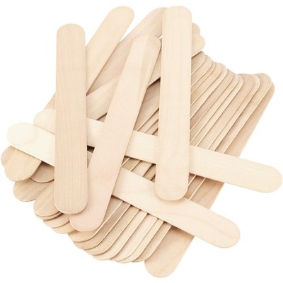 400 PCS 8 Inch 200mm Jumbo Wooden Popsicle Craft Ice Cream Stick DIY Art