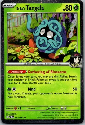 Erika's Tangela - (Cosmo Holo) Holo Common Miscellaneous Cards & Products 007/21