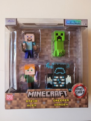 Jada Sammelfigur MetalFigs Minecraft 4er Pack 2,5 Zoll 6 cm NEU