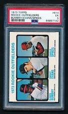 1973 Topps Dwight Evans Rookie Card #614 PSA 5 EX Red Sox RC SHARP!!. rookie card picture