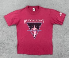 Vtg Jerzees Nike M Pink USA Made Single Stitch Shirt Bloomsday Spokane Wa 1990