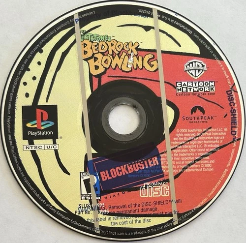 Flintstones: Bedrock Bowling (PlayStation, PS1) DISC ONLY | NO TRACKING | M2281