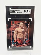 Petr Yan 2022 Optic UFC Black Velocity Prizm #74/39 SGC 9.5 Champion SP