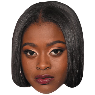 Tierra Whack (Make Up) Big Head. Größer als das Leben Maske.