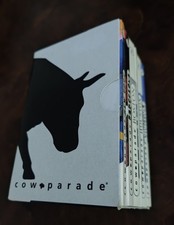 cow parade 6 mini block notes nuovi in box 2007 lem cowparade boston ny houston