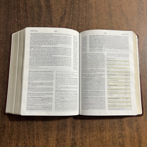 **ESV Study Bible - Walnut Celtic Trutone - Picture 6 of 6