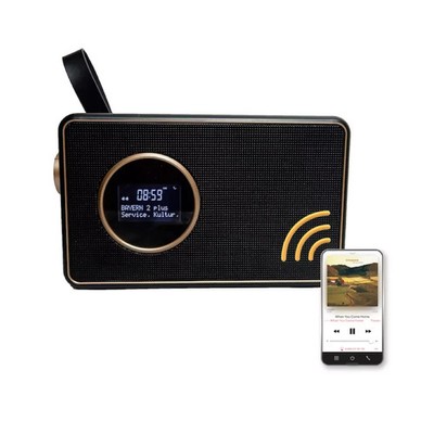 Albrecht DR750 Tragbares DAB+ UKW Digitalradio mit Akku Musik-Streaming USB
