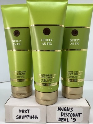 Bath & Body Works 3 PACK  GUILTY AS FIG  Ultimate Hydration Body Cream 8fl oz,