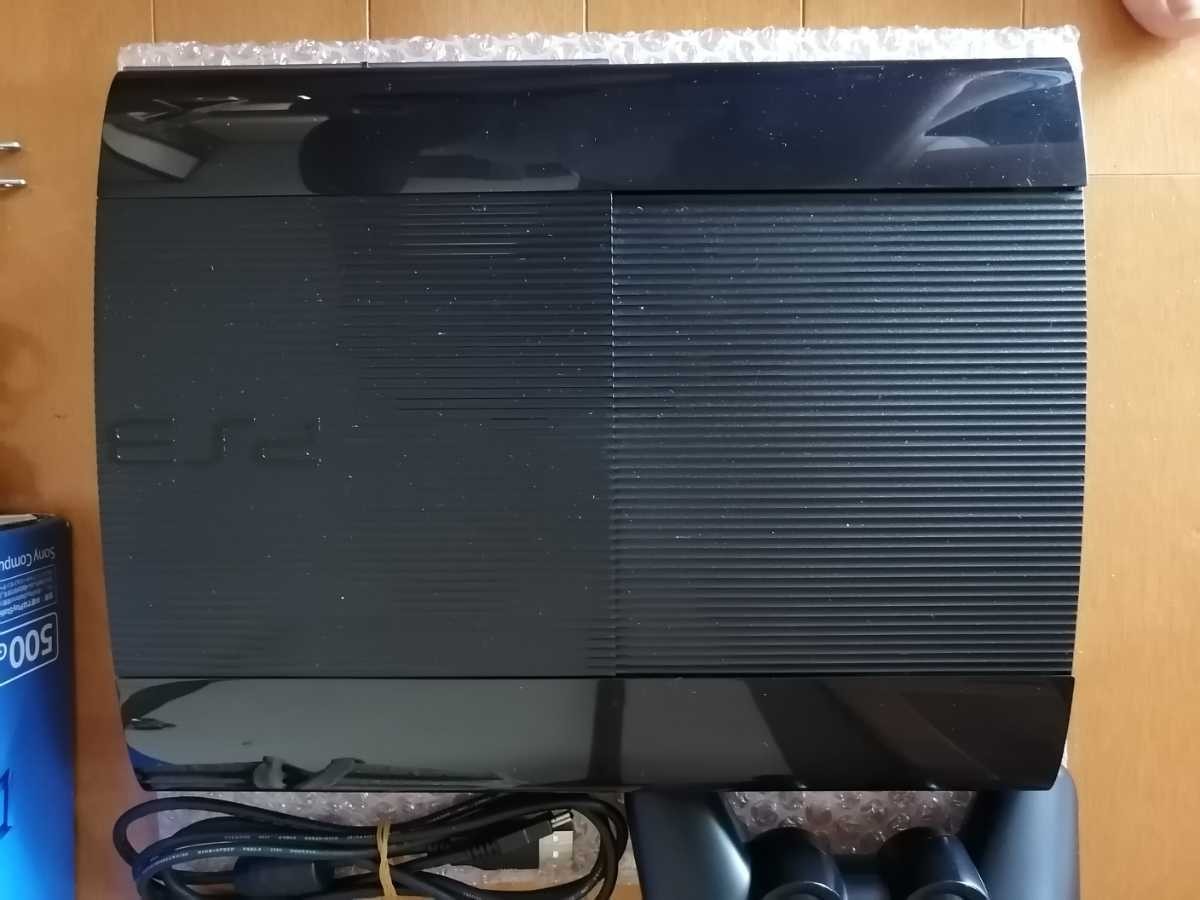PS3 Charcoal Black CECH 4300C 500GB Console Box PlayStation