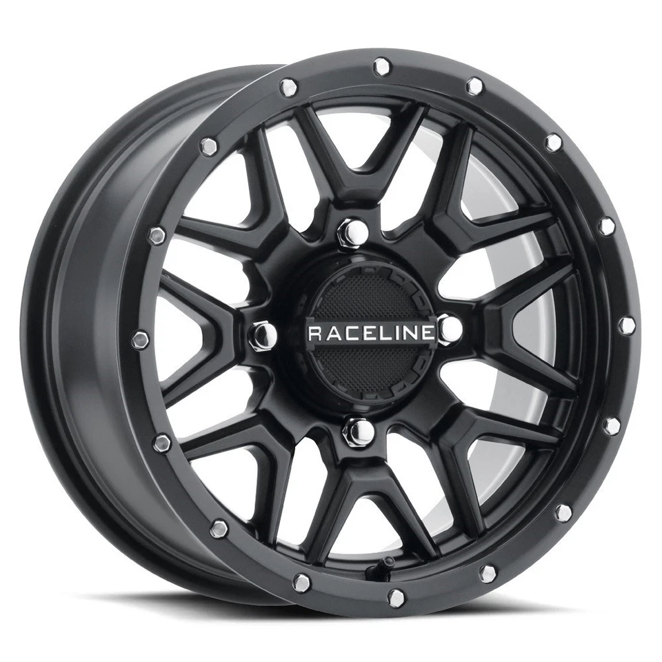 Raceline Krank 15" UTV Wheels/Rims Black Polaris RZR 1000 XP (4) - Изображение 2 из 3