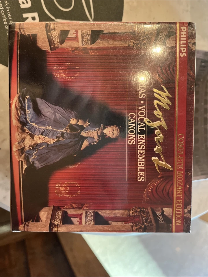 Complete Mozart Edition #23 Arias Vocal Ensembles Canons 8 CD Set Philips New - Image 2 of 4