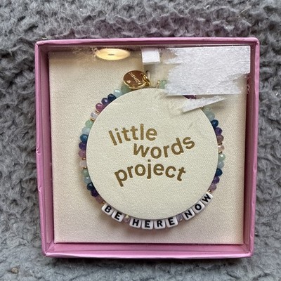Little Words Project Be Here Now Beaded Bracelet One Size