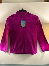 Columbia Youth M Switchback Jacket Purple Hooded Windbreaker Waterproof NWT