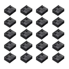 20pcs Port Blocker PP Locking USB Port/Dust PC Blocker Black