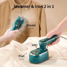 Mini Steam Iron Handheld Clothes Steamer  Travel Steam Iron Fast Heat Up Tool UK