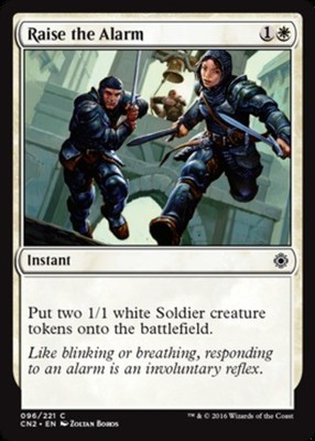 4x Raise the Alarm MTG Conspiracy 2: Take the Crown NM Magic Regular