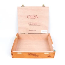 Oliva Toro Connecticut Reserve Empty Wood Cigar Box 8.5" x 6.75" x 2"
