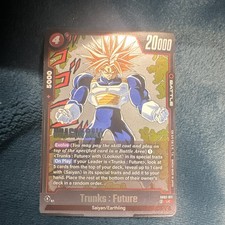 Bandai Trunks : Future SB02-011 Rare Foil Unison Card Dragon Ball Super
