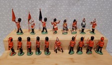 Vintage Made in England British Soldiers Plastic Figure Toy Lot 18 Pcs