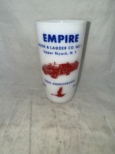 Anchor Hocking 1963 Empire Hook & Ladder Co Nyack NY 100th Anniversary Glass cup